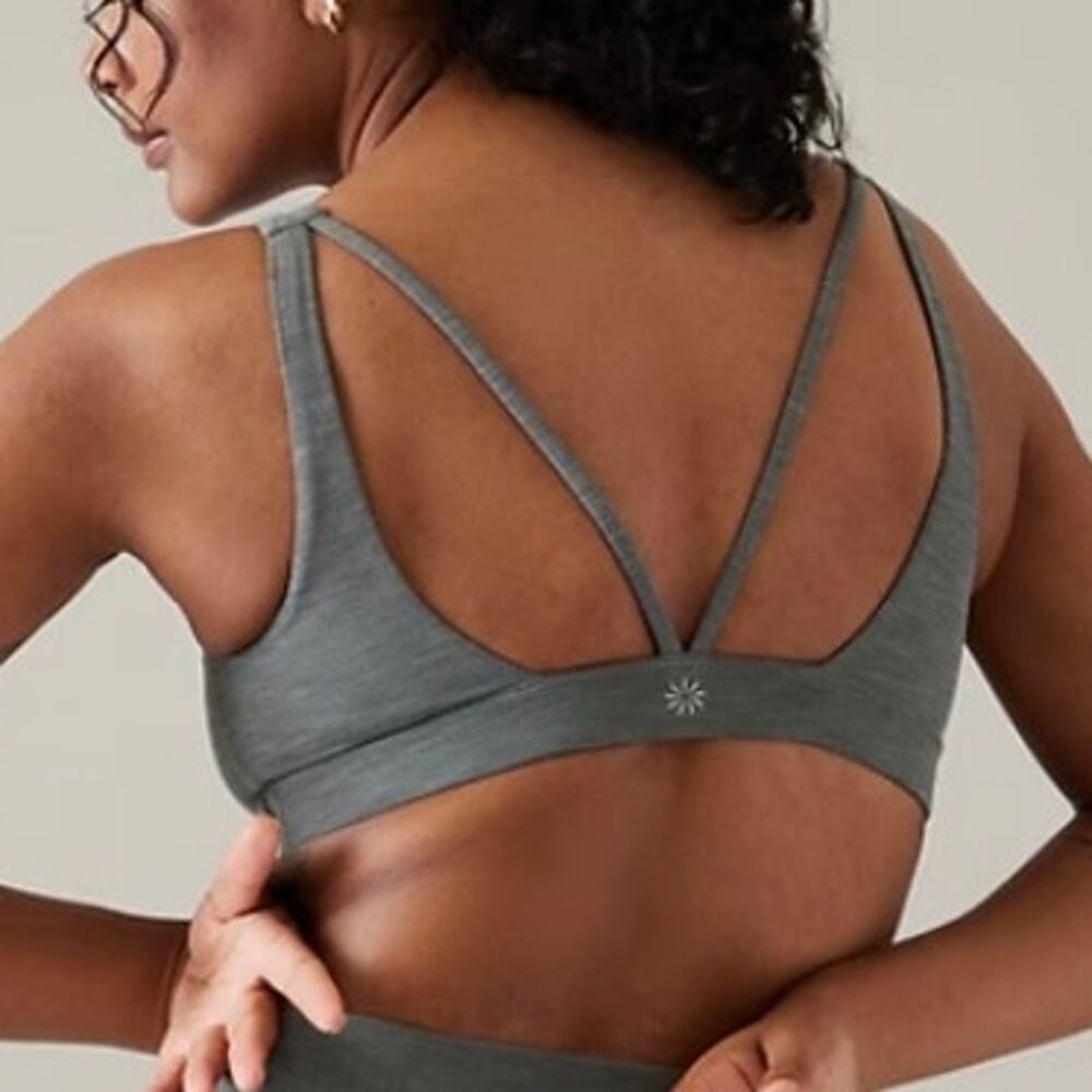Athleta Exhale Sports Bra Women's 1X Gray